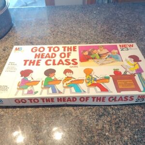 Vintage boardgame "Go to the head of the class."